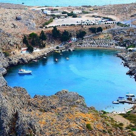 Fedra Apartments Lindos Bagian luar foto
