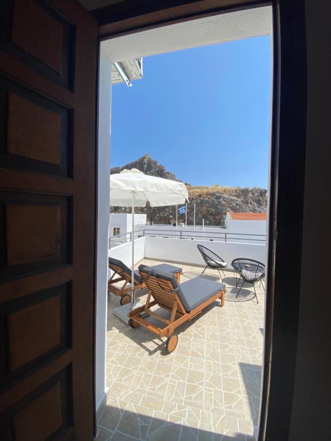 Fedra Apartments Lindos Bagian luar foto