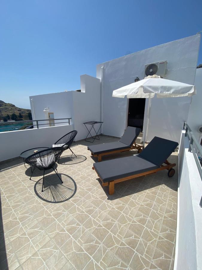 Fedra Apartments Lindos Bagian luar foto