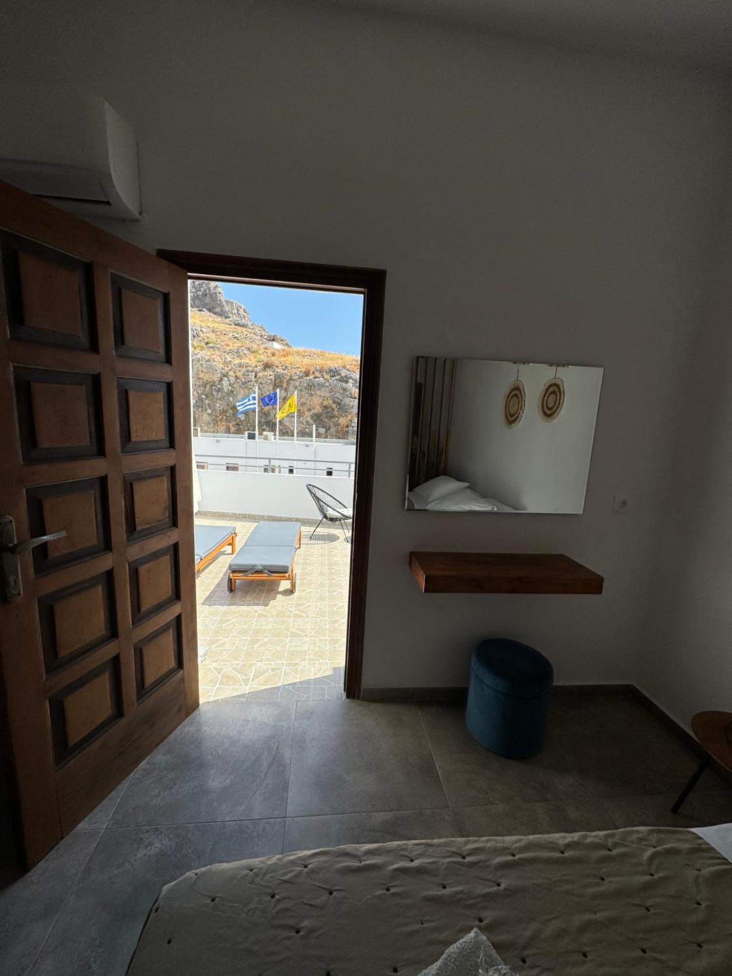 Fedra Apartments Lindos Bagian luar foto