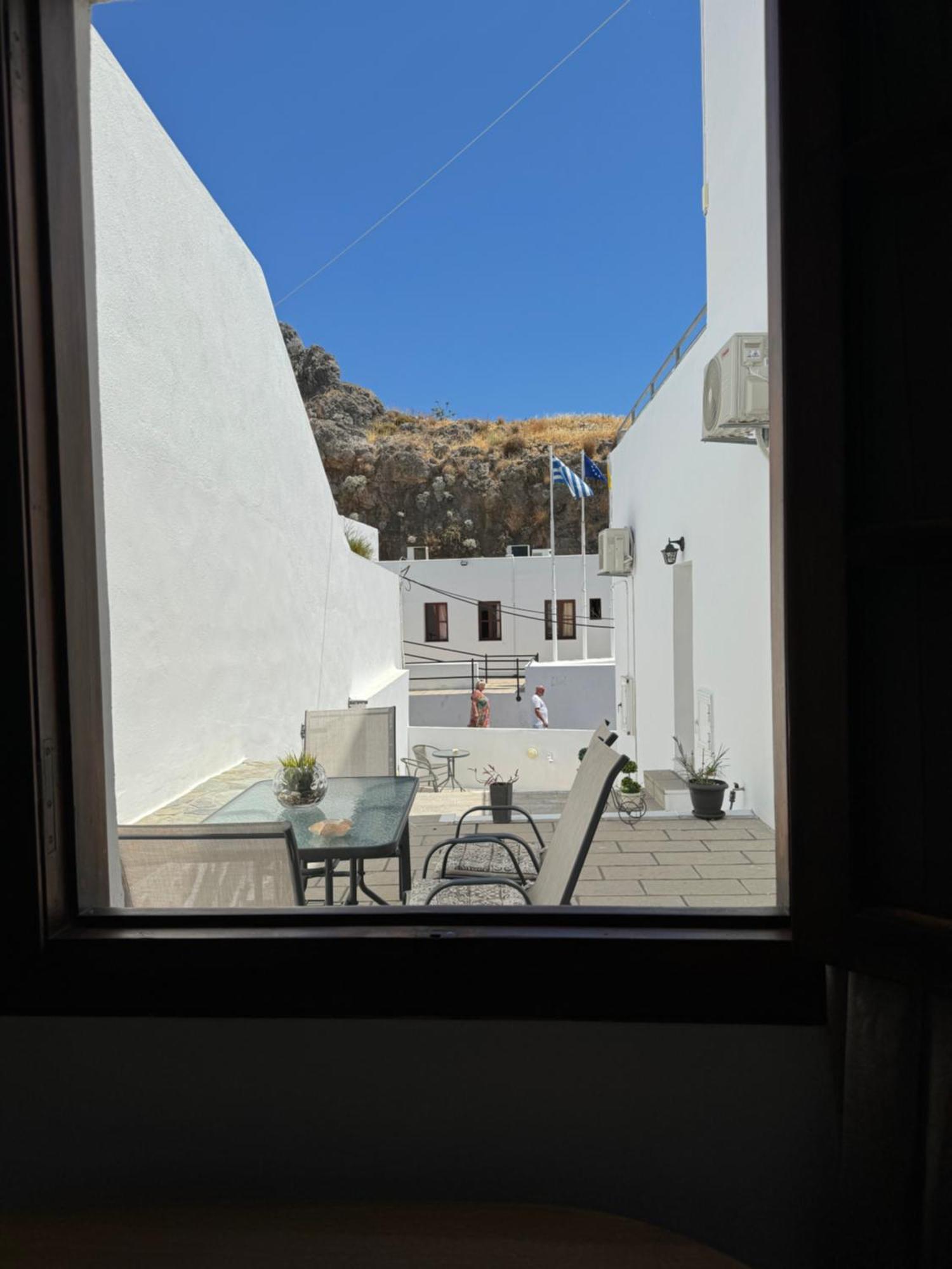 Fedra Apartments Lindos Bagian luar foto