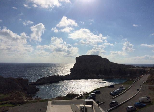 Fedra Apartments Lindos Bagian luar foto